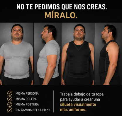 ⭐ Camiseta de Compresión para Hombre | Reduce el Abdomen al Instante Oferta 3x2 🔥